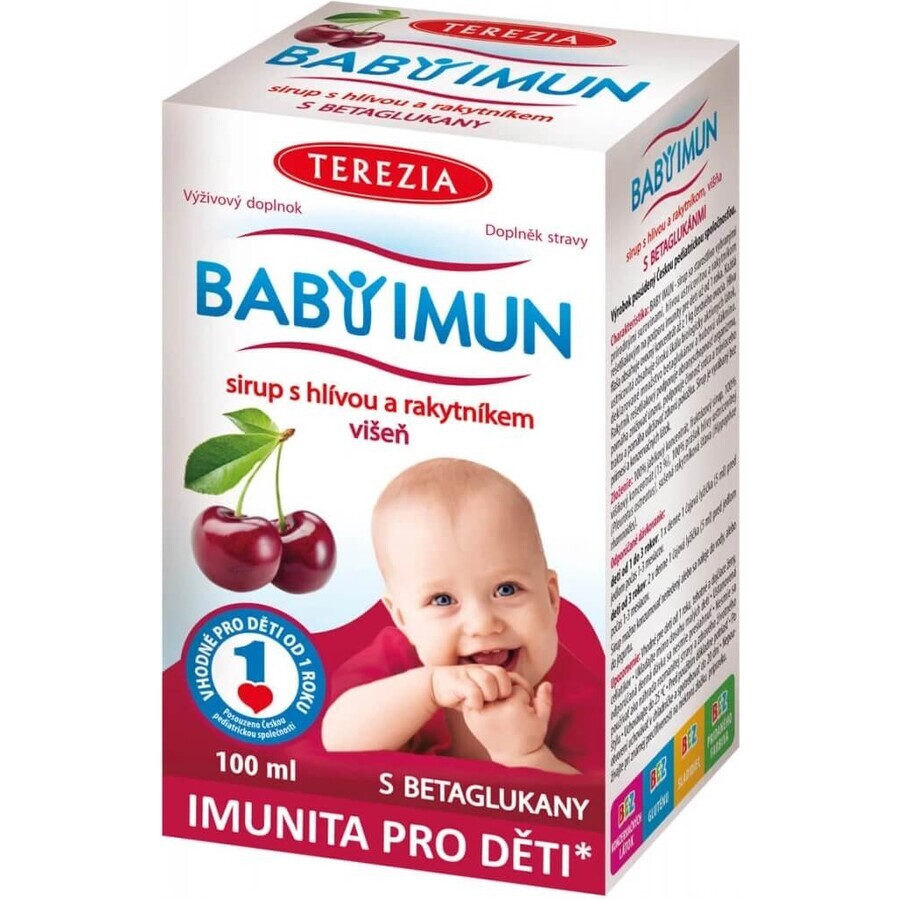 TEREZIA BABY BABY IMMUN sirop à l'aubépine et à l'argousier 1×100 ml, complément alimentaire