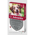 Advantix Spot-on pour chiens de 10 à 25 kg 1×2,5 ml, pipette