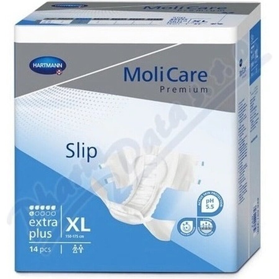 MoliCare Slips extra plus 6 sq. XL 1×14Stück, Inkontinenzslips