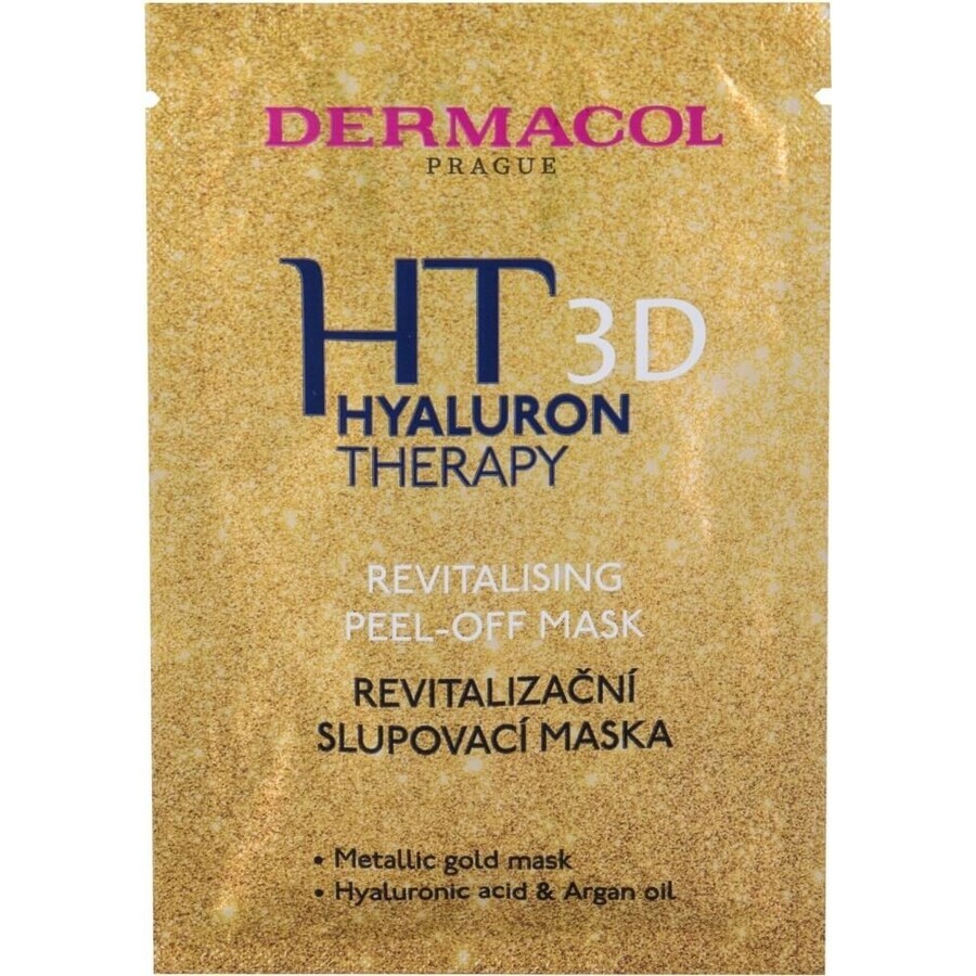 Dermacol Hyaluron Therapy 3D Maschera facciale tessile 1×1 pz, Maschera facciale tessile