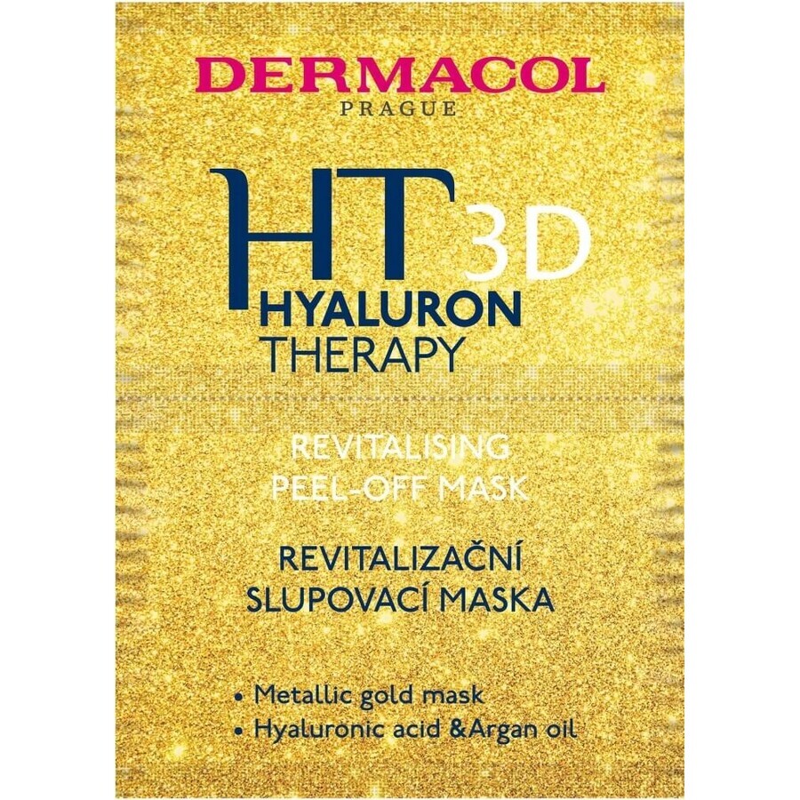 Dermacol Hyaluron Therapy 3D Maschera facciale tessile 1×1 pz, Maschera facciale tessile