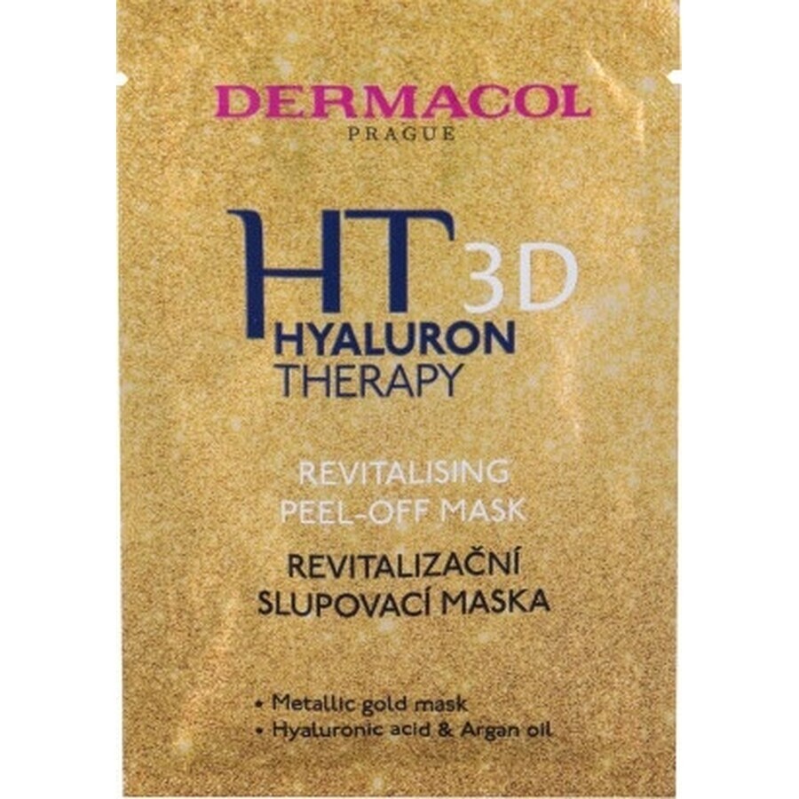 Dermacol Hyaluron Therapy 3D Maschera facciale tessile 1×1 pz, Maschera facciale tessile