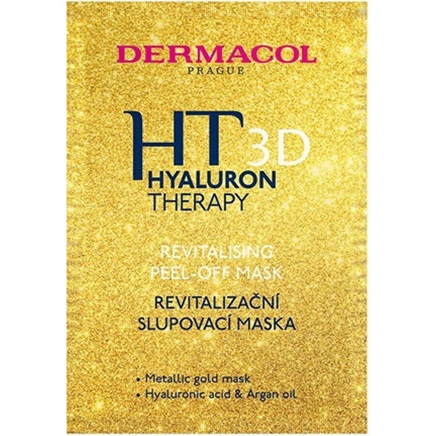 Dermacol Hyaluron Therapy 3D Maschera facciale tessile 1×1 pz, Maschera facciale tessile