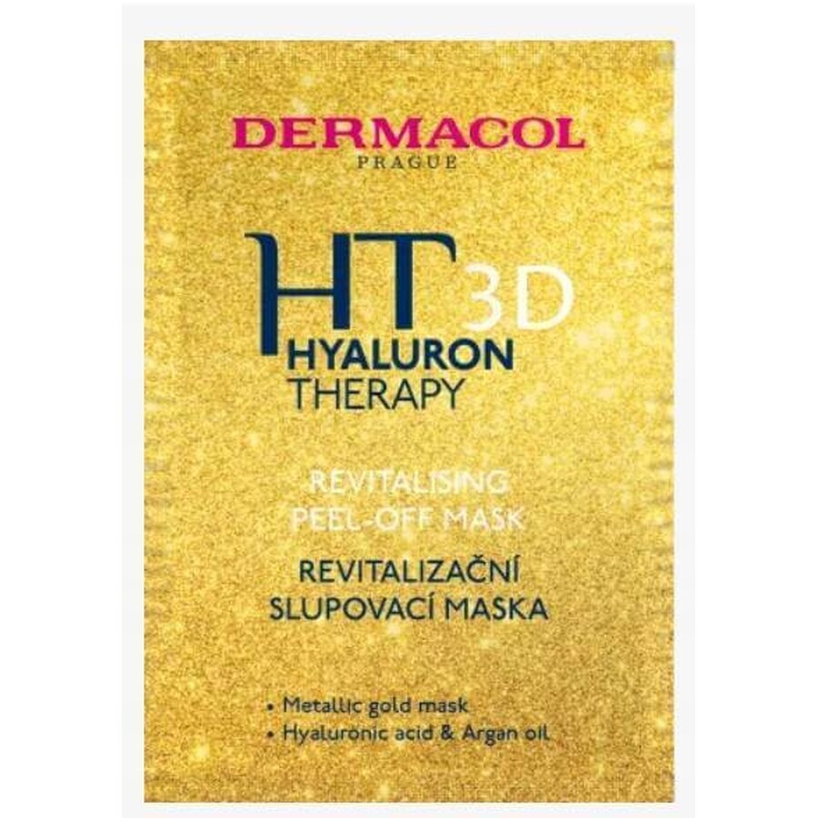 Dermacol Hyaluron Therapy 3D Maschera facciale tessile 1×1 pz, Maschera facciale tessile