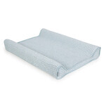 CEBA Waffle Line 50 x 70 Mist Blue Mist Blue Waffle Line Housse de matelas à langer 1×1 pc, taille 50x70 cm