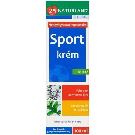 NATURLAND SPORTSMEN CREAM 1×100 ml, crème