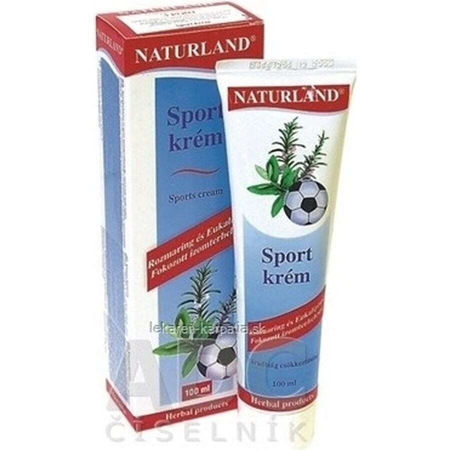 NATURLAND SPORTSMEN CREAM 1×100 ml, crème