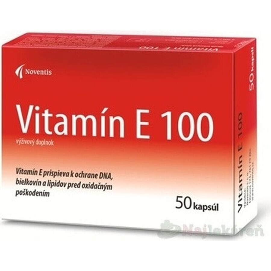 Noventis Vitamine E 100 2×25 cps, vitamine e 100