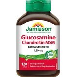 JAMIESON GLUCOSAMINE CHONDROITIN CHONDROITIN MSM 1300 mg 1×120 tbl, food supplement