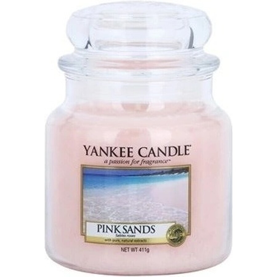 Yankee Candle Pink Sands™ Medium Candle 1×411 g, bougie parfumée