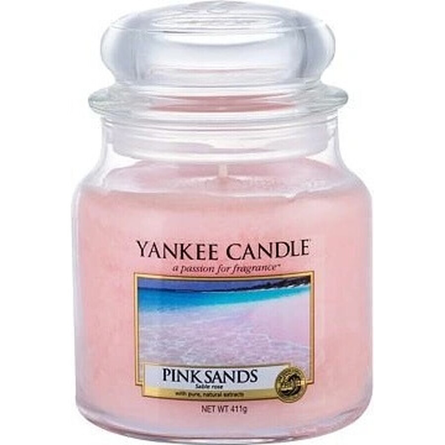 Yankee Candle Pink Sands™ Medium Candle 1×411 g, bougie parfumée