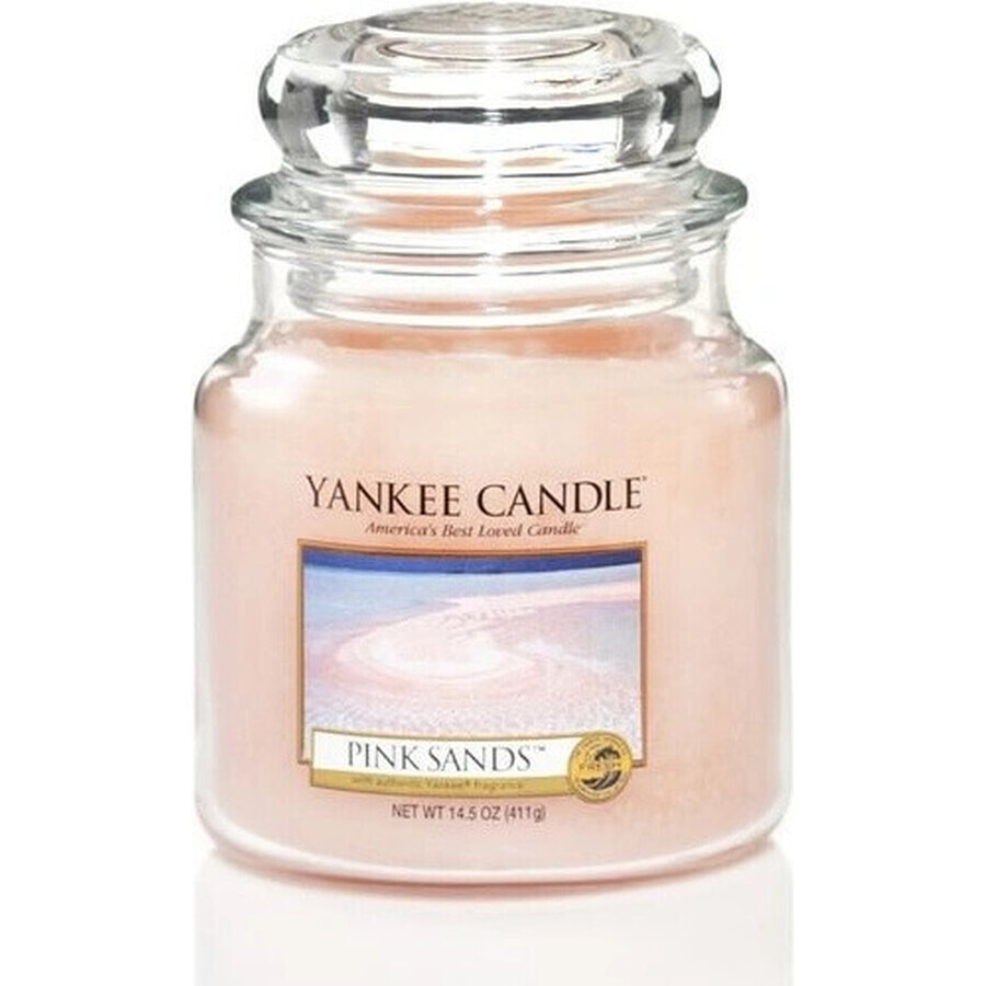 Yankee Candle Pink Sands™ Medium Candle 1×411 g, bougie parfumée