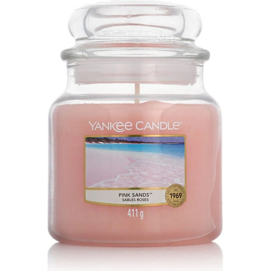 Yankee Candle Pink Sands™ Medium Candle 1×411 g, bougie parfumée