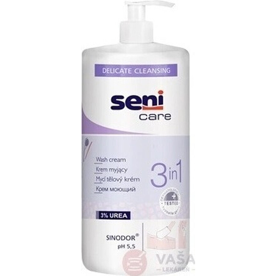 Seni Care Washing Emulsion 3 in 1 3% urea, 1x1000 ml