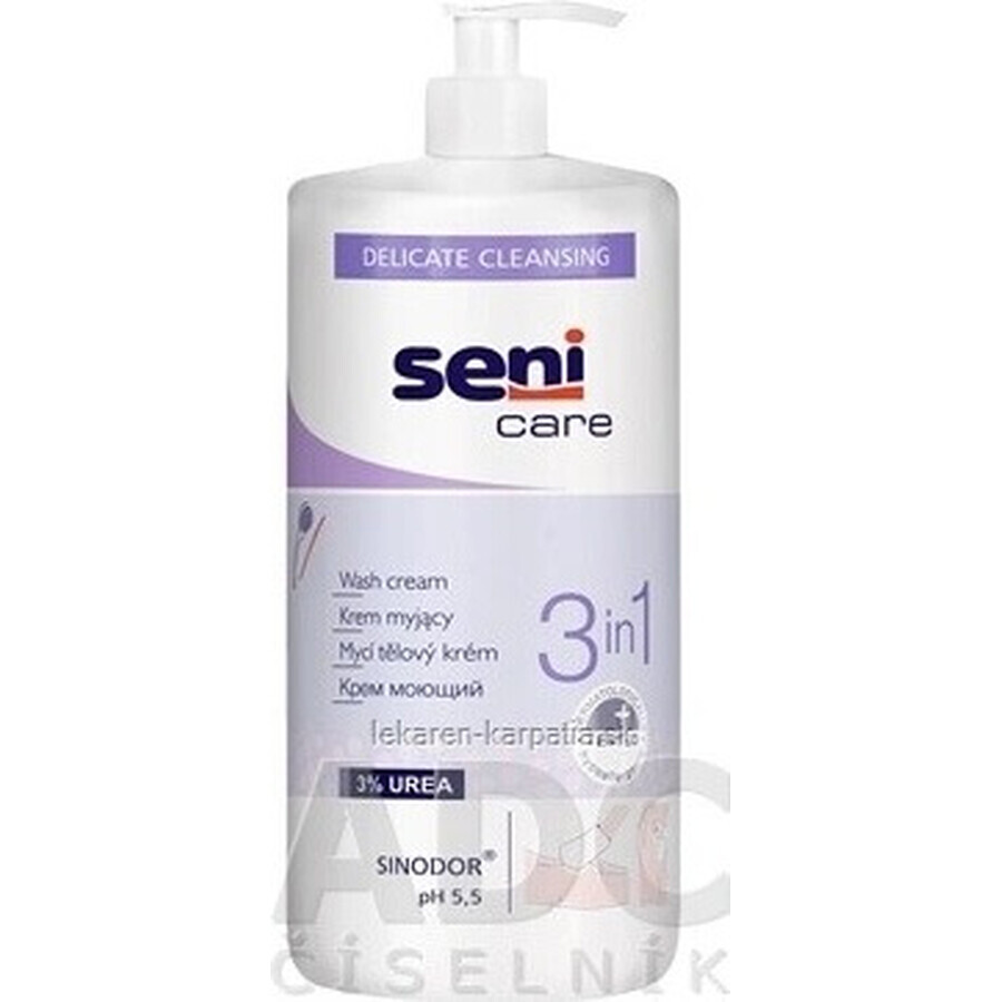 Seni Care Washing Emulsion 3 in 1 3% urea, 1x1000 ml