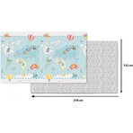 Reversible play mat - Little Traveller 0m+ 1×1 pc, play mat, 218 x 132 x 1,27 cm