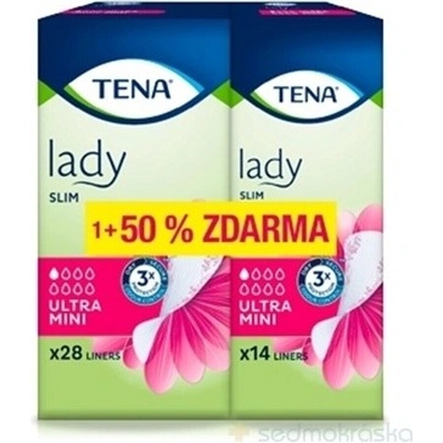 TENA Lady Slim Ultra Mini 1×42 pezzi, assorbenti igienici per incontinenza