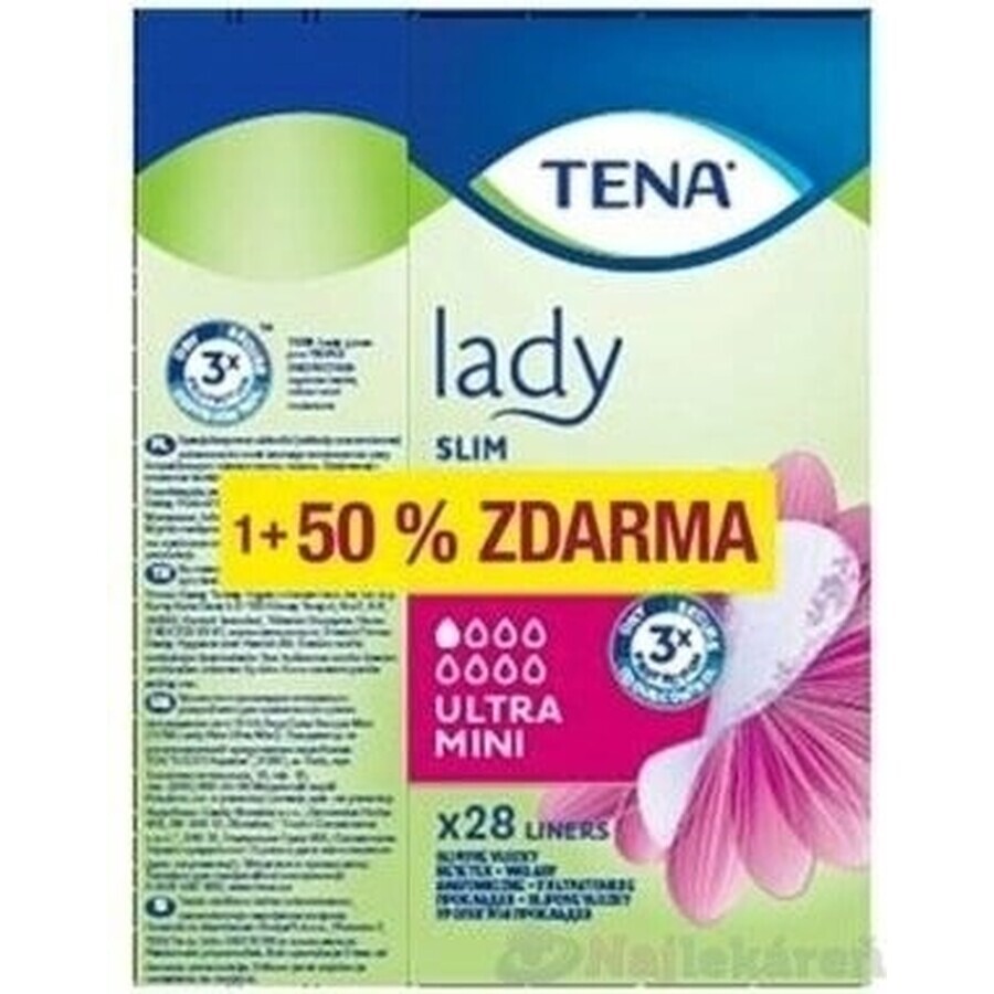 TENA Lady Slim Ultra Mini 1×42 pezzi, assorbenti igienici per incontinenza