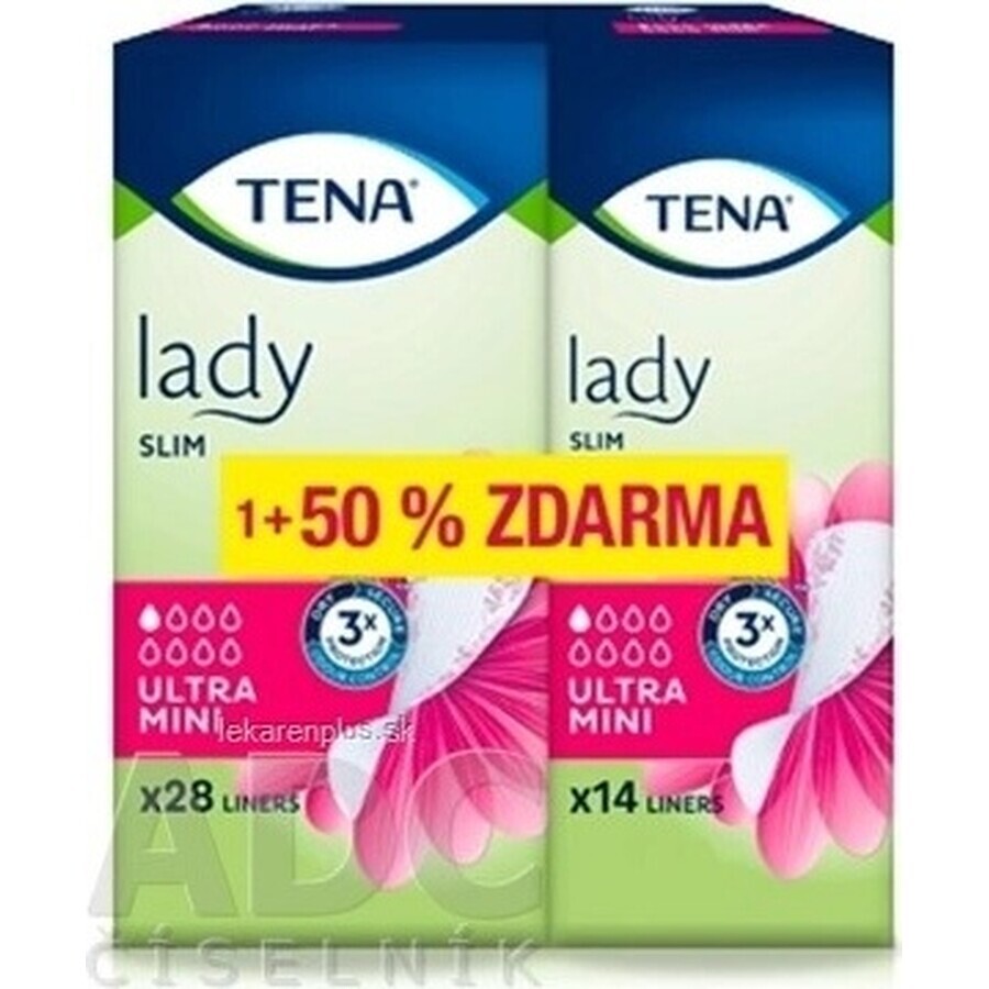 TENA Lady Slim Ultra Mini 1×42 pezzi, assorbenti igienici per incontinenza