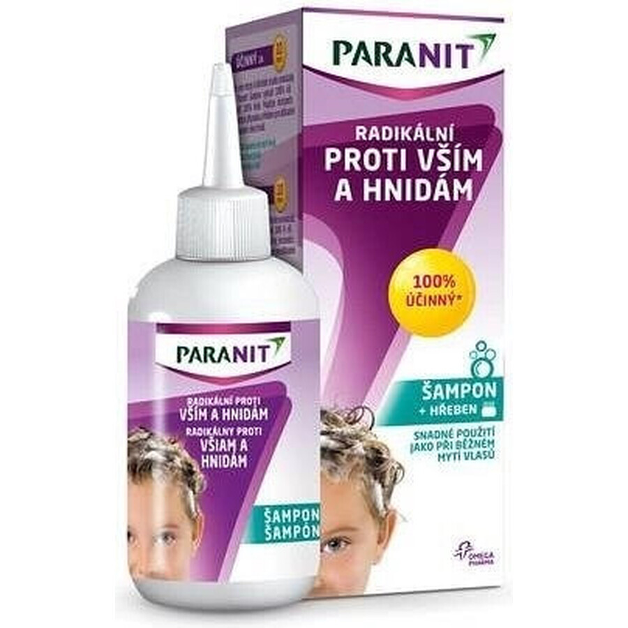 PARANIT Radical contre les poux et les cloportes 1×100 ml, préparation contre les poux