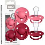 BIBS De Lux corail/rubis 1×2 pcs, taille unique