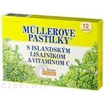 PASTILLES DE L'ÎLE DE MÜLLER. LICHEN ET VIT. C 1×12 pcs, pour l'expectoration