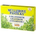 PASTILLES DE L'ÎLE DE MÜLLER. LICHEN ET VIT. C 1×12 pcs, pour l'expectoration