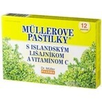 PASTILLES DE L'ÎLE DE MÜLLER. LICHEN ET VIT. C 1×12 pcs, pour l'expectoration