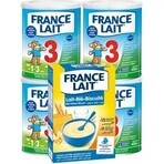 France Lait 3 4x400g + FL bouillie de blé. Set 250g 1×1, lait infantile en poudre set