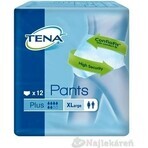 TENA PANTS PLUS EXTRA LARGE 1×12 pezzi, mutandine assorbenti elastiche, assorbimento 1440 ml, circonferenza fianchi 120-160 cm