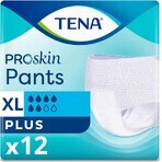 TENA PANTS PLUS EXTRA LARGE 1×12 pezzi, mutandine assorbenti elastiche, assorbimento 1440 ml, circonferenza fianchi 120-160 cm