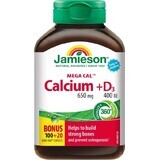 JAMIESON MEGA CAL CALCIUM + VITAMIN D3 1×120 tbl