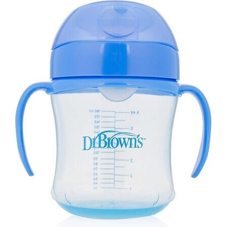 Dr.Brown´s Mok Zacht Mondwater 180ml vanaf 6m blauw 1×1 st, blauwe mok, 6m+