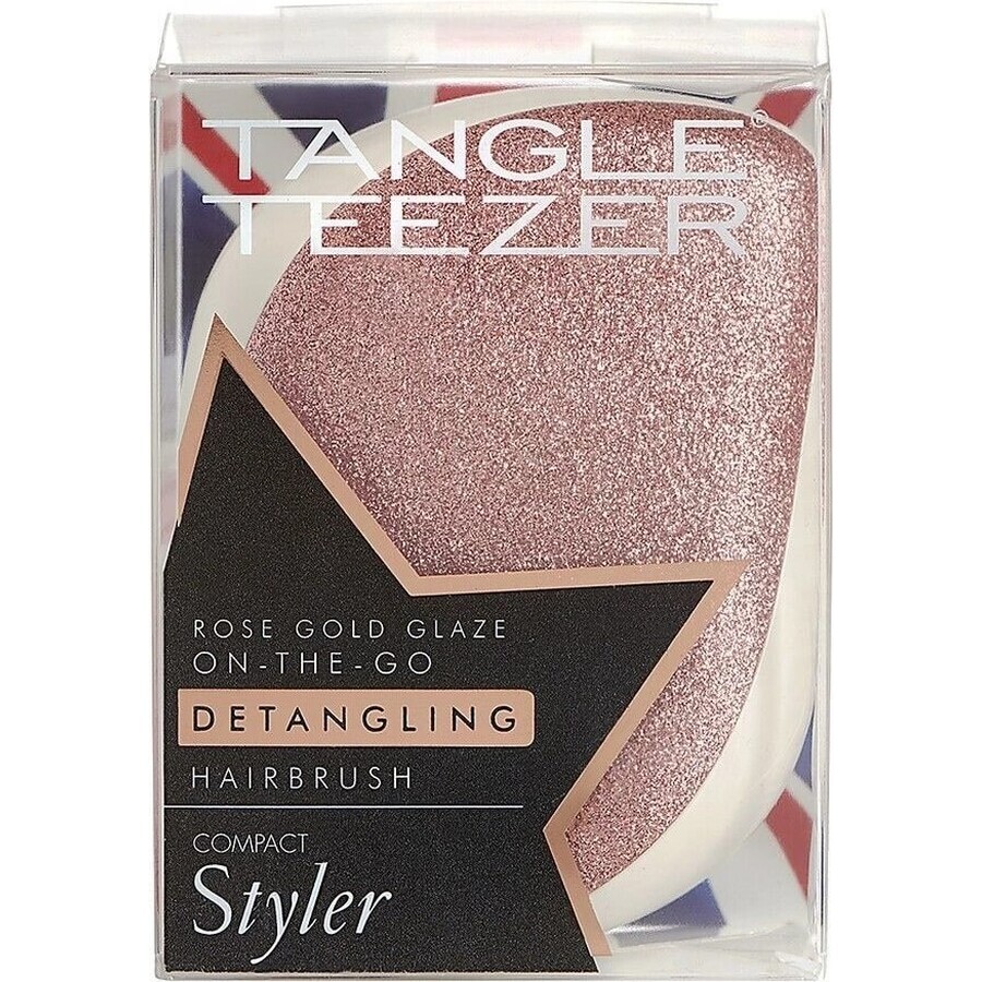 Tangle Teezer® Compact Styler Rose Gold 1x1 stuk, haarborstel