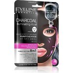 EVELINE CHARCOAL CHARCOAL DEEPLY MOISTURIZING FACE SHEET MASK 1×20 ml, mask