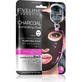 EVELINE CHARCOAL CHARCOAL DEEPLY MOISTURIZING FACE SHEET MASK 1×20 ml, mask