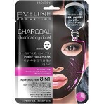 EVELINE CHARCOAL CHARCOAL DEEPLY MOISTURIZING FACE SHEET MASK 1×20 ml, mask