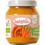 BABYBIO carota e zucca bio 1×130 g, snack vegetale bio