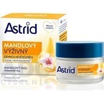 ASTRID ALMOND crème nourrissante de jour et de nuit pour peaux sèches et très sèches 50 ml 1×50 ml, crème pour les mains