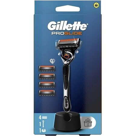 Gillette Proglide rasoir + têtes 4pcs 1×1, rasoir