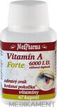 MedPharma Vitamine A 6000 UI Forte 1&#215;67 cps, compl&#233;ment alimentaire