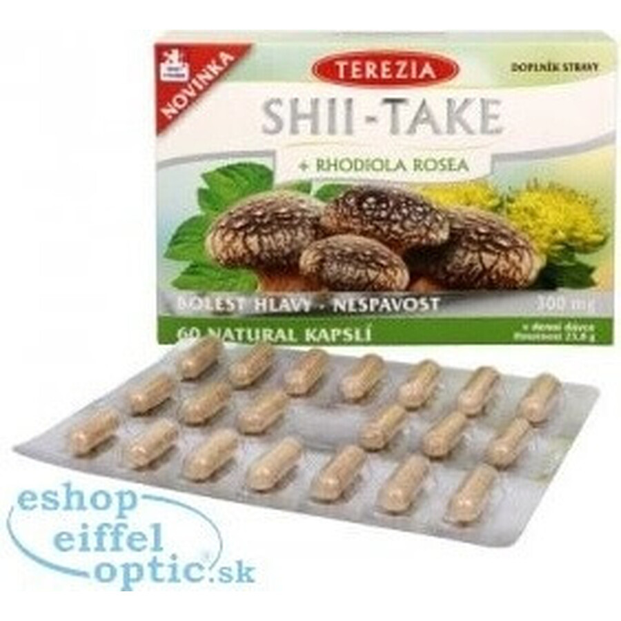 TEA THEREZIA SHII-TAKE + RHODIOLA ROSEA 1×60 cps, food supplement