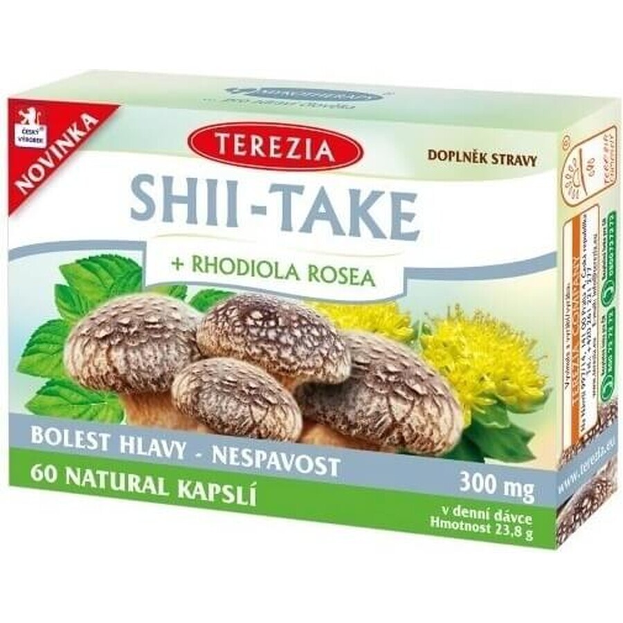 TEA THEREZIA SHII-TAKE + RHODIOLA ROSEA 1×60 cps, food supplement