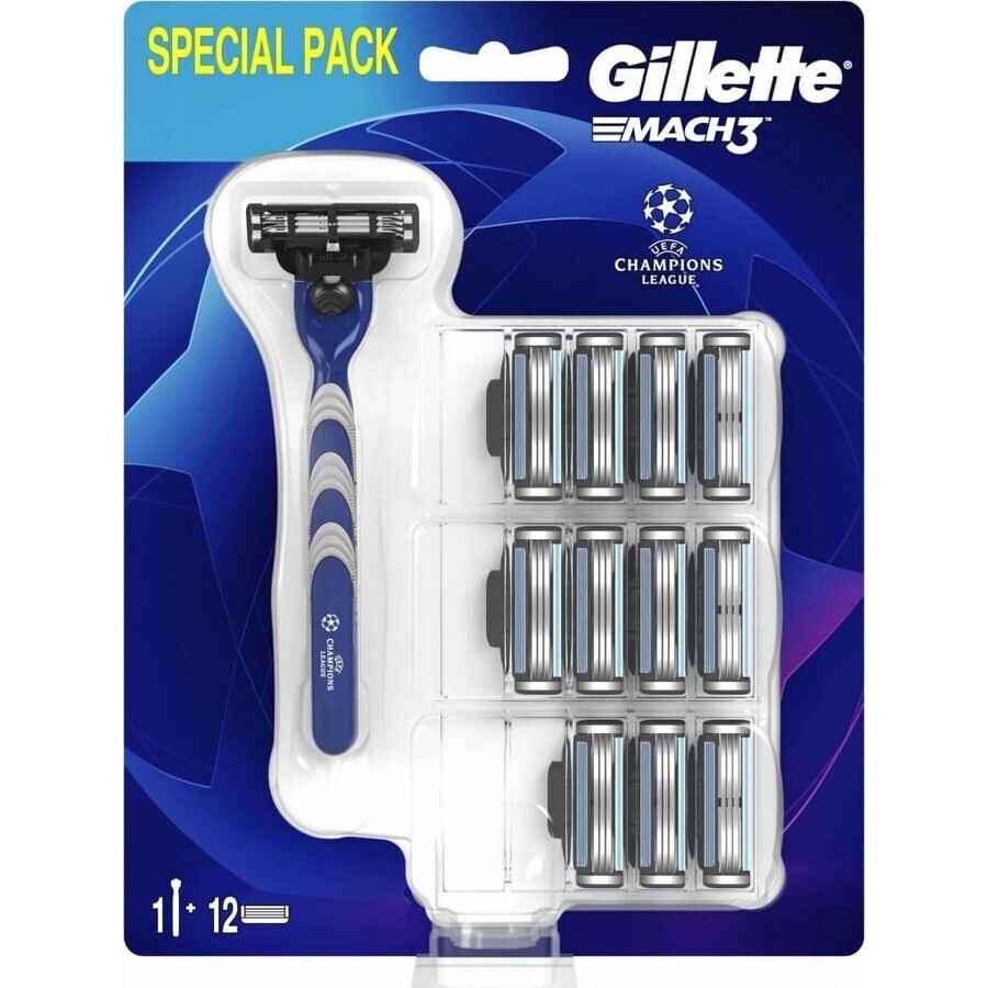 Gillette Mach3 Special Pack Radea + 12nh 1×1 pc