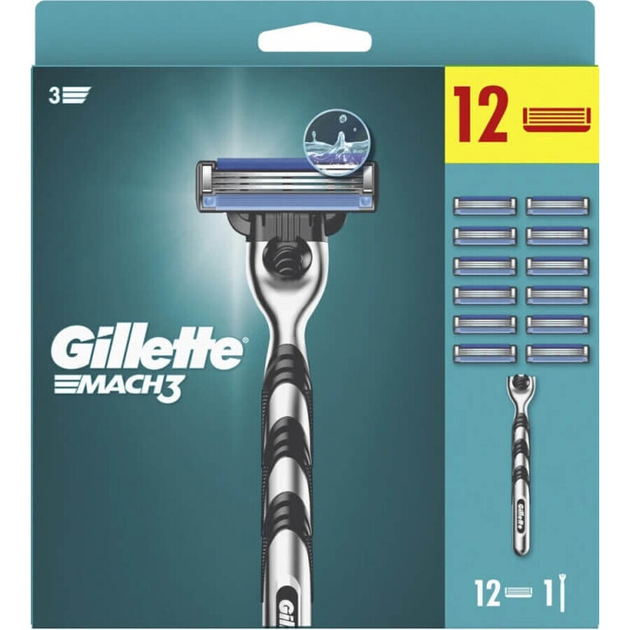 Gillette Mach3 Special Pack Radea + 12nh 1×1 pc