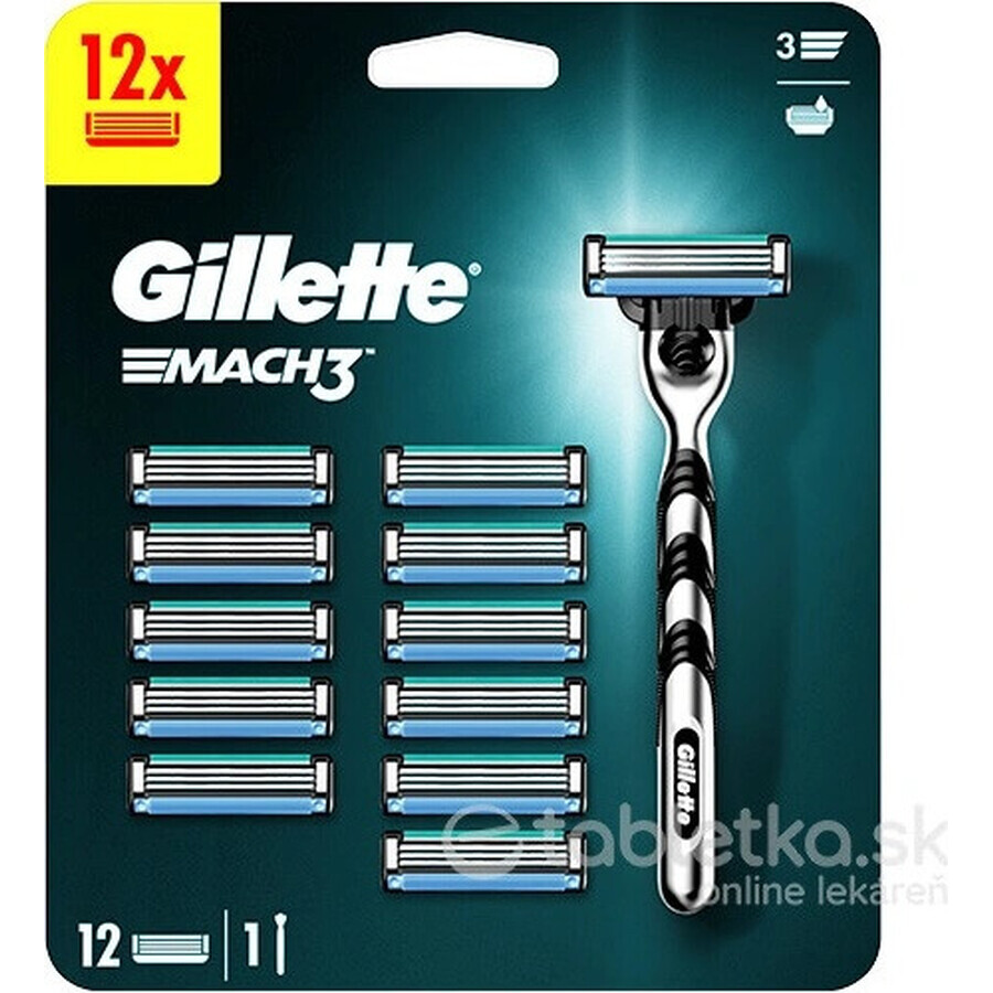 Gillette Mach3 Special Pack Radea + 12nh 1×1 pc