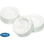 Dr.BROWN'S baby travel caps 1×3 pcs, narrow, plastic caps