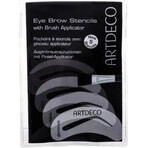 Artdeco Pochoirs à sourcils avec brosse 1×1 pc, Pochoirs à sourcils avec brosse