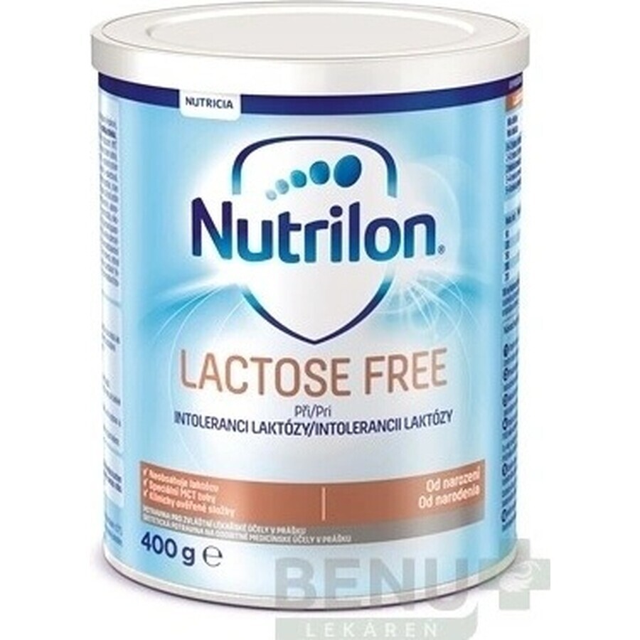 Nutrilon LACTOSE FREE 1×400 g, lait maternisé, dès la naissance