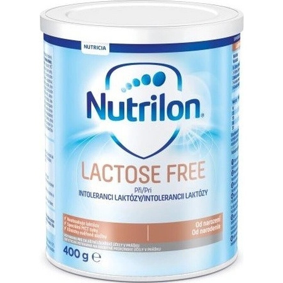 Nutrilon LACTOSE FREE 1×400 g, lait maternisé, dès la naissance